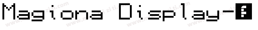 Magiona Display字体转换